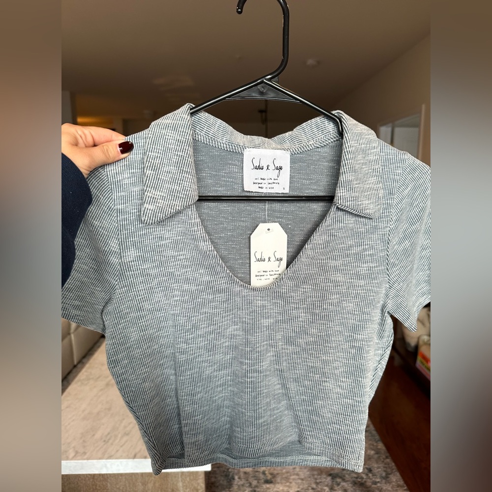 Sadie x Sage — Cropped Tee-Shirt — size S